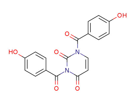 1,3-bis(4-hydroxybenzoyl)-(1H,3H)-pyrimidine-2,4-dione