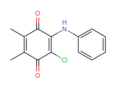 2‐chloro‐5,6‐dimethyl‐3‐(phenylamino)‐1,4‐benzoquinone