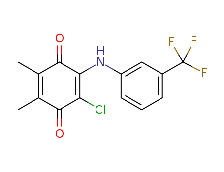 2‐chloro‐5,6‐dimethyl‐3‐((3‐(trifluoromethyl)phenyl)amino)‐1,4-benzoquinone