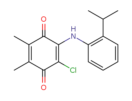 2‐chloro‐3‐((2‐isopropylphenyl)amino)‐5,6‐dimethyl‐1,4‐benzoquinone