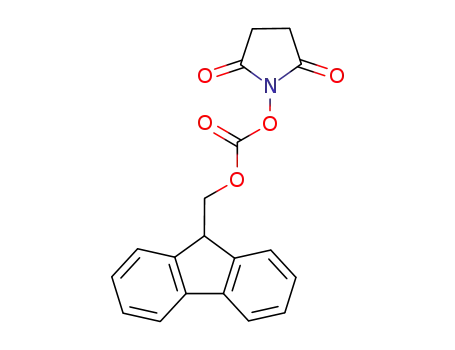 Molecular Structure of 82911-69-1 (N-(9-Fluorenylmethoxycarbonyloxy)succinimide)