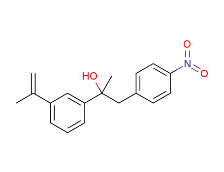 1-(4-nitrophenyl)-2-(3-(prop-1-en-2-yl)phenyl)propan-2-ol