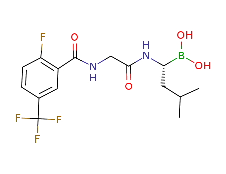 [(1R)-1-(2-{[2-fluoro-5-(trifluoromethyl)phenyl]formamido}acetamido)-3-methylbutyl]boronic acid