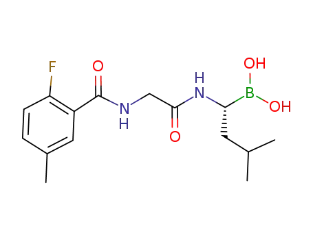 [(1R)-1-{2-[(2-fluoro-5-methylphenyl)formamido]acetamido}-3-methylbutyl]boronic acid