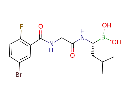 [(1R)-1-{2-[(5-bromo-2-fluorophenyl)formamido]acetamido}-3-methylbutyl]boronic acid