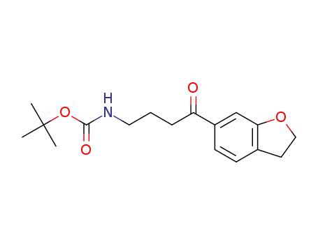tert-butyl (4-(2,3-dihydrobenzofuran-6-yl)-4-oxobutyl)carbamate