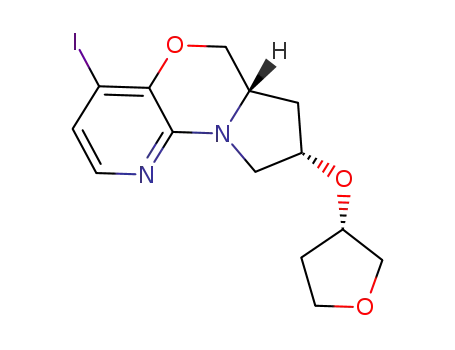 (6aS,8S)-4-iodo-8-(((S)-tetrahydrofuran-3-yl)oxy)-6a,7,8,9-tetrahydro-6H-pyrido[3,2-b]pyrrolo[1,2-d][1,4]oxazine