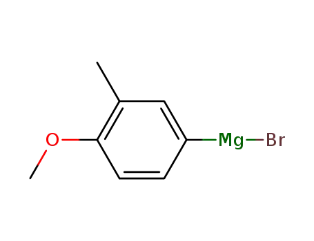 Molecular Structure of 117896-10-3 (4-METHOXY-3-METHYLPHENYLMAGNESIUM BROMIDE)