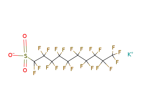 Molecular Structure of 2806-16-8 (potassium henicosafluorodecanesulphonate)
