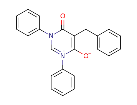 5-Benzyl-3,6-dihydro-6-oxo-1,3-diphenyl-1-pyrimidinium-4-olat