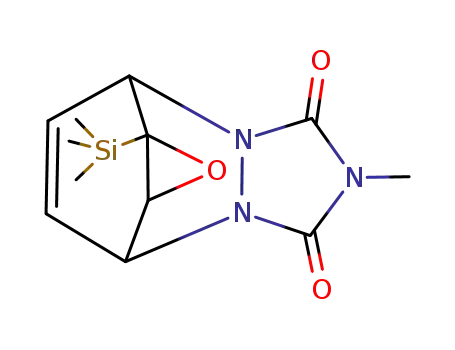 1-(trimethylsilyl)benzene oxide oxepin-4-methyl-1,2,4-triazoline-3,5-dione addukt