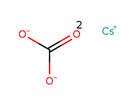 Molecular Structure of 534-17-8 (Cesium carbonate)