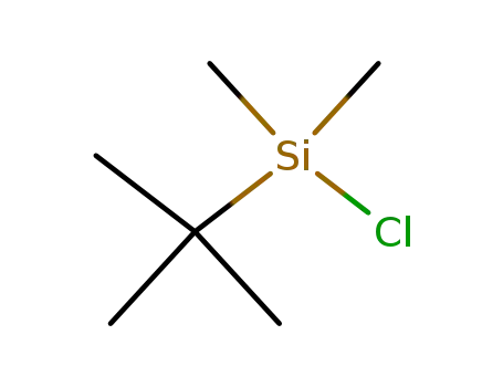 Molecular Structure of 18162-48-6 (Silane,chloro(1,1-dimethylethyl)dimethyl-)