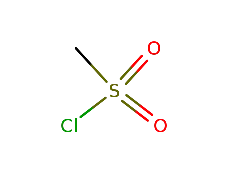 Molecular Structure of 124-63-0 (Methanesulfonyl chloride)