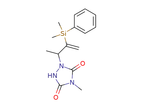 1-<2-(dimethylphenylsilyl)-1-methyl-2-propenyl>-4-methyl-1,2,4-triazolidine-3,5-dione