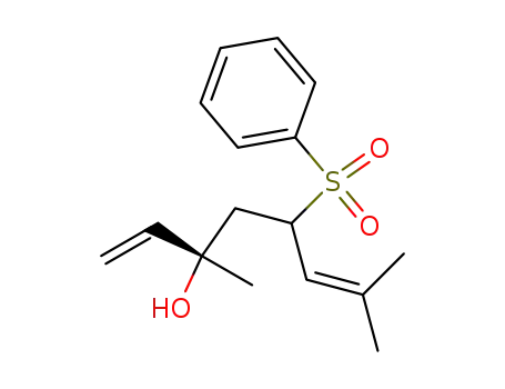 (S)-5-Benzenesulfonyl-3,7-dimethyl-octa-1,6-dien-3-ol