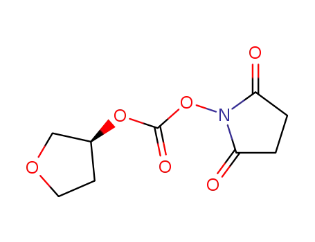1-({[(3S)-tetrahydro-3-furanyloxy]carbonyl}oxy)-2,5-pyrrolidinedione