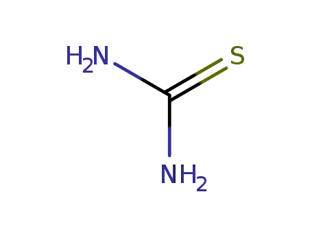 Molecular Structure of 17356-08-0 (Carbamimidothioic acid)