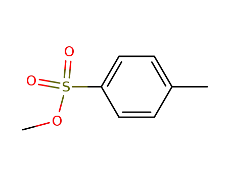 Molecular Structure of 80-48-8 (Methyl p-toluenesulfonate)
