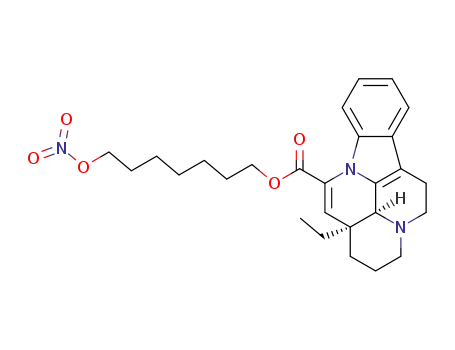 (11aS,11bS)-11a-Ethyl-2,3,4,5,11a,11b-hexahydro-1H-3a,9b-diaza-benzo[cd]fluoranthene-10-carboxylic acid 7-nitrooxy-heptyl ester