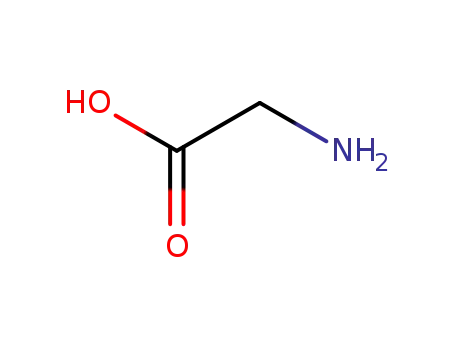 Molecular Structure of 56-40-6 (Glycine)