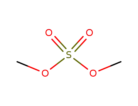 Molecular Structure of 77-78-1 (Sulfuricacid, dimethyl ester)