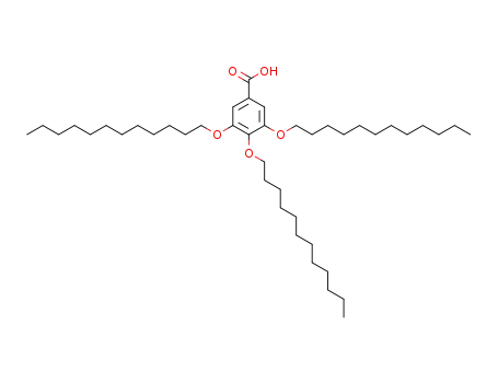 Molecular Structure of 117241-31-3 (Benzoic acid, 3,4,5-tris(dodecyloxy)-)