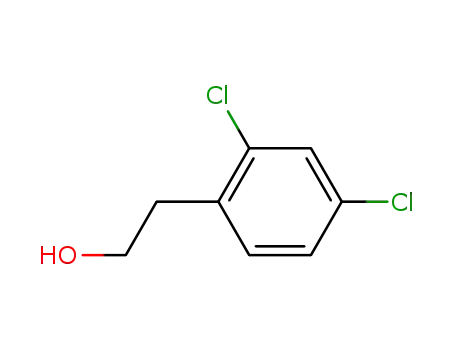 Molecular Structure of 81156-68-5 (2,4-DICHLOROPHENETHYL ALCOHOL)