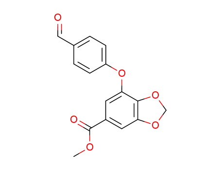 methyl 3-(4-formylphenoxy)-4,5-(methylenedioxy)benzoate