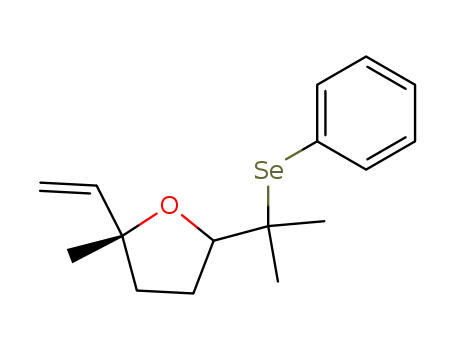 (R)-2-Methyl-5-(1-methyl-1-phenylselanyl-ethyl)-2-vinyl-tetrahydro-furan