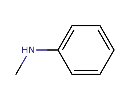 Molecular Structure of 100-61-8 (N-Methylaniline)