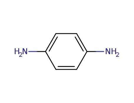 Molecular Structure of 106-50-3 (p-Phenylenediamine)