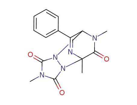 1,4,8-Trimethyl-11-phenyl-2,4,6,8,10-pentaaza-tricyclo[5.2.2.02,6]undec-10-ene-3,5,9-trione