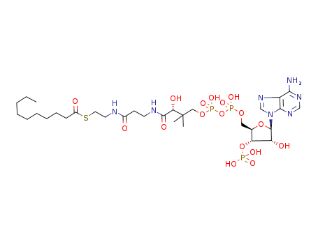 Decanoyl Coenzyme A, Free Acid(1264-57-9)