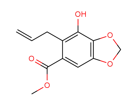 6-Allyl-7-hydroxy-benzo[1,3]dioxole-5-carboxylic acid methyl ester