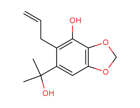 5-Allyl-6-(1-hydroxy-1-methyl-ethyl)-benzo[1,3]dioxol-4-ol