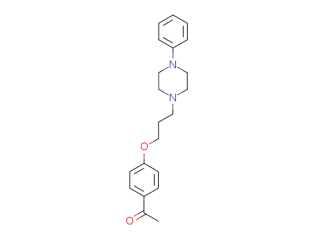 Molecular Structure of 66118-10-3 (1-{4-[3-(4-phenylpiperazin-1-yl)propoxy]phenyl}ethanone)