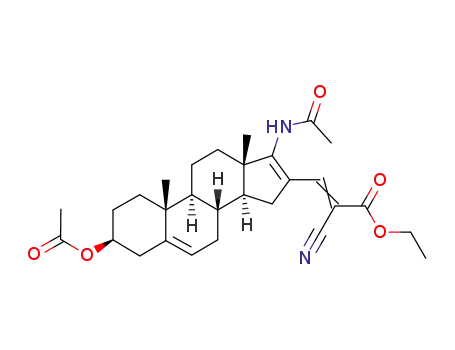 3β-acetoxy-17-acetamido-androst-5,16-dieno-16-formylidenecyanoacetate