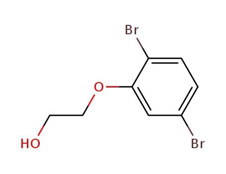 Molecular Structure of 377091-17-3 (2-(2,5-dibromophenoxy)ethanol)