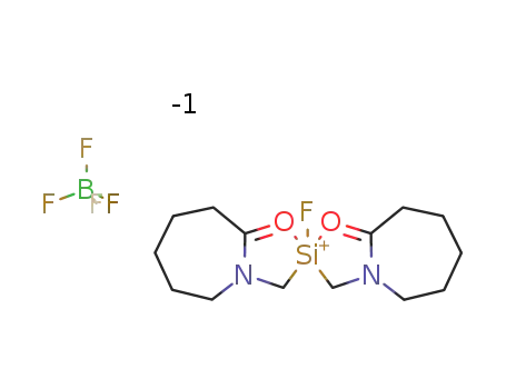bis(O-Si) chelate fluorobis(2-oxohexahydroaxepinomethyl)silylium tetrafluoroborate