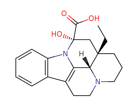 Eburnamenine-14-carboxylicacid, 14,15-dihydro-14-hydroxy-, (3a,14b,16a)-
