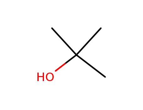 Molecular Structure of 75-65-0 (tert-Butanol)
