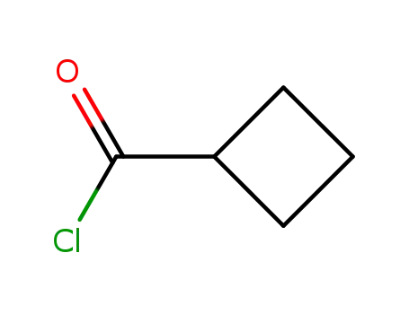 Molecular Structure of 5006-22-4 (Cyclobutanecarbonyl chloride)