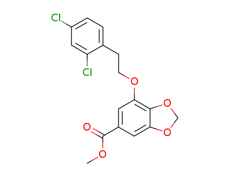 7-[2-(2,4-dichloro-phenyl)-ethoxy]-benzo[1,3]dioxole-5-carboxylic acid methyl ester