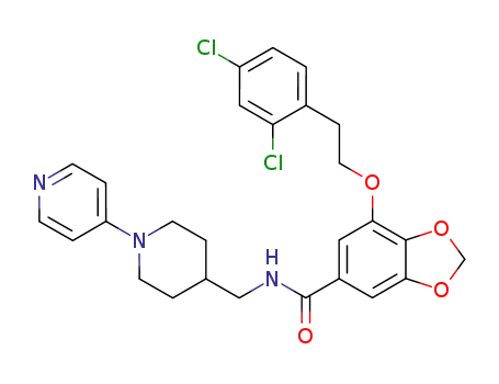 7-[2-(2,4-Dichloro-Phenyl)-Ethoxy]-Benzo[1,3]Dioxole-5-Carboxylic Acid (3,4,5,6-Tetrahydro-2H-[1,4']Bipyridinyl-4-Ylmethyl)-Amide