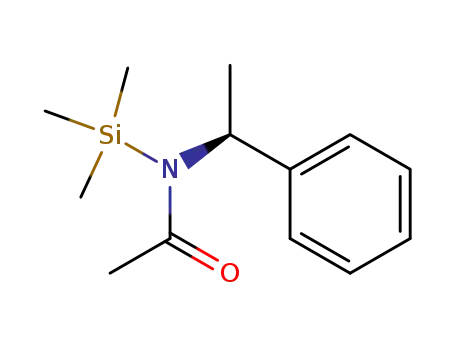 N-(trimethylsilyl)-N-(S)-(1-phenylethyl)acetamide