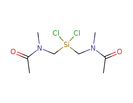 N-({[(acetyl-methyl-amino)-methyl]-dichloro-silanyl}-methyl)-N-methyl-acetamide