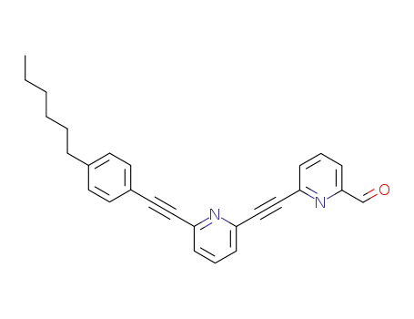 2-formyl-6-[6-(4-hexylphenylethynyl)pyridin-2-ylethynyl]pyridine