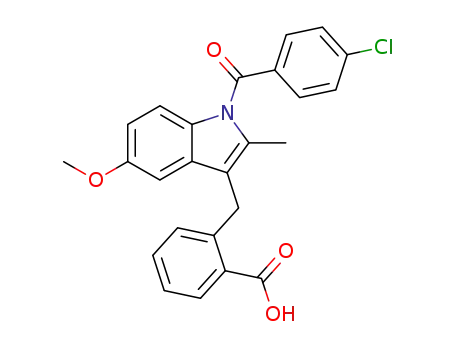 2-[1-(4-chloro-benzoyl)-5-methoxy-2-methyl-1H-indol-3-ylmethyl]-benzoic acid