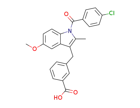 3-[1-(4-chloro-benzoyl)-5-methoxy-2-methyl-1H-indol-3-ylmethyl]-benzoic acid